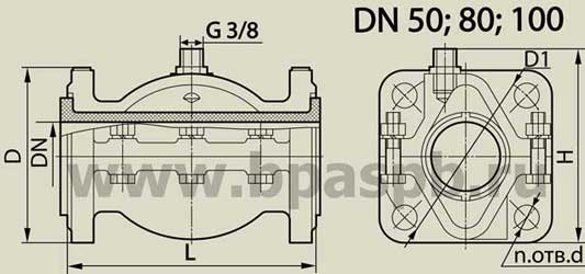  DN 50; 80; 100 